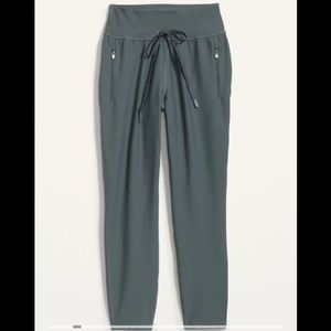 Old Navy High-Waisted PowerSoft Zip Jogger Pants for Women Size Small